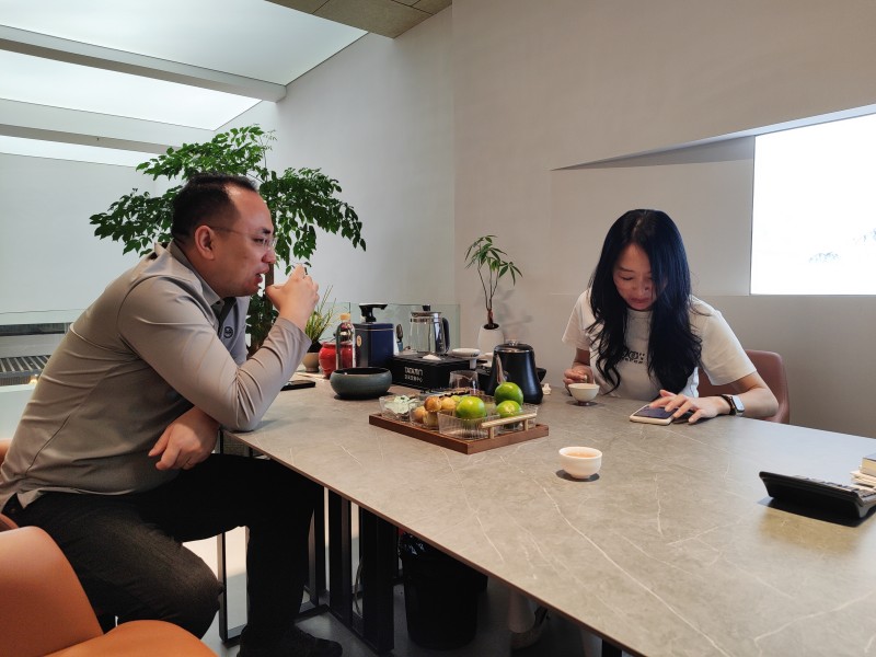 走访会员企业——现代商城TATA木门及TATACASA全屋定制企业